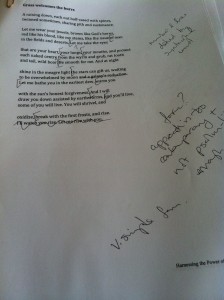 draft of Welcoming the Burrs